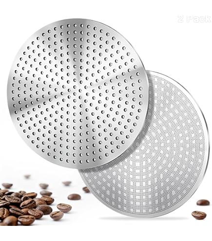 2 STKS Puck Screen 53mm, 1.7mm Dikte 150um Herbruikbare Espresso Puck