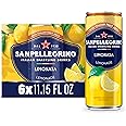 Sanpellegrino Italian Sparkling Drink Limonata, Sparkling Lemon Beverage, 6 Pack of 11.15 Fl Oz Cans