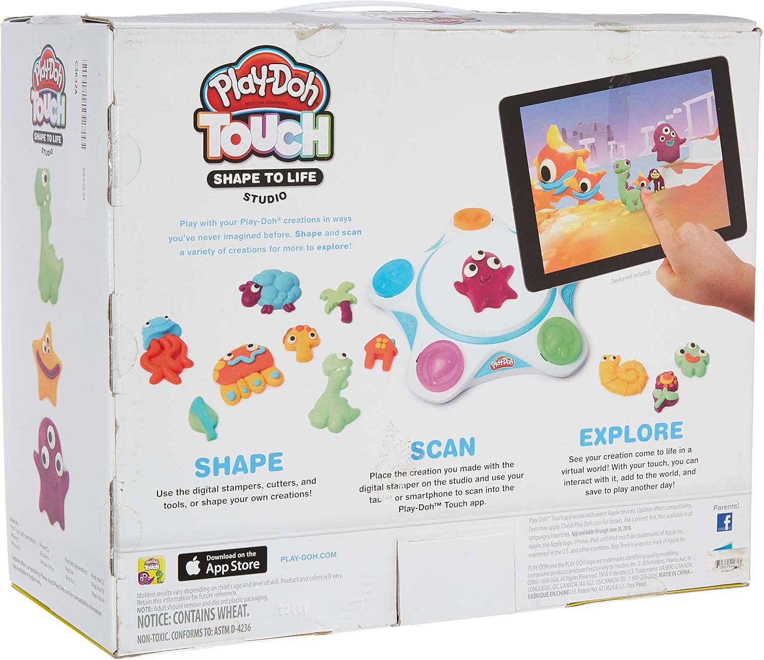 play doh touch shape and style