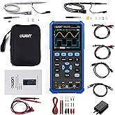 HDS272S Oscilloscope, Handheld Oscilloscope Multiumeter 70MHz Bandwidth 3 in 1 Portable Waveform Generator with 3.5" LCD for Automobile Maintenance, Electronic Measurement