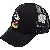 Concept One Unisex-Adult Disney Mickey Mouse Trucker Hat, Rainbow Pride Mesh Back Snapback Baseball Cap