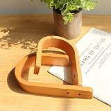 OCIOLI 2 Piece Wooden U Shaped Curtain Hooks & Holdbacks view 7