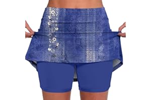 AIHIHE Summer Skirts for Women 2024 Athletic Shorts for Women with Pockets and Liner Pink Dress with Pockets