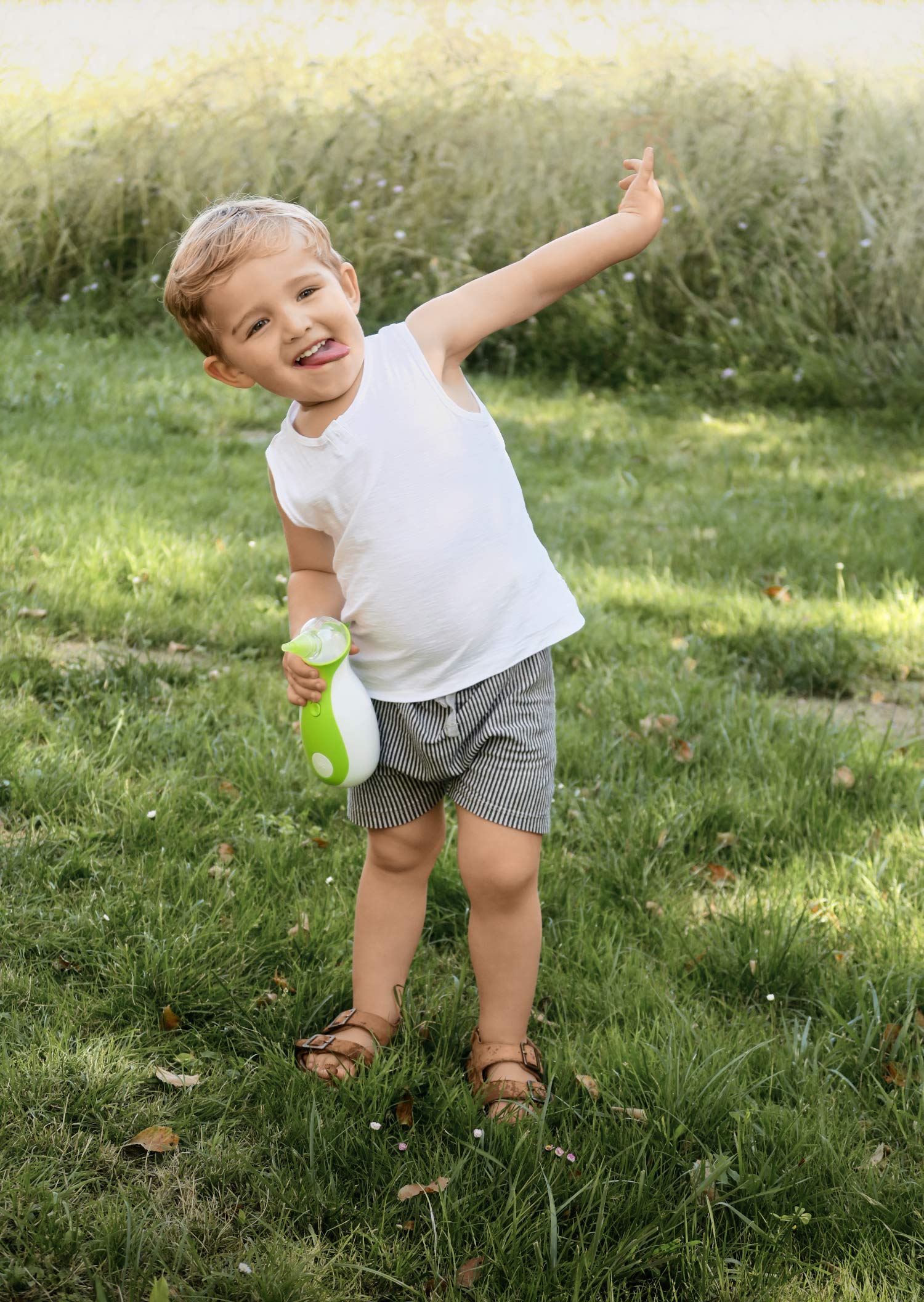 Nosiboo Go Nasal Aspirator for Babies | Electric Nose Sucker | Made in EU | Portable, Battery-Operated | Premium Quality | UPT Powered Suction