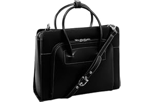 McKleinUSA 94335 Lake Forest Leather Women's Case with Removable Sleeve, Black