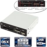 Sabrent 74-In-1 3.5" Internal Flash Media Card Reader/writer with USB Port , Black (CR-USNT)