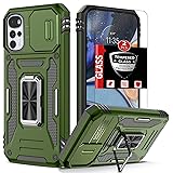 FRLMOOES for Motorola Moto G22 Case with 2 Screen