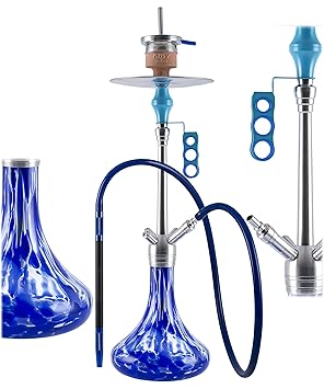 AMY Feather Steel SS05 blue| Shisha Wasserpfeife Hookah Edelstahl