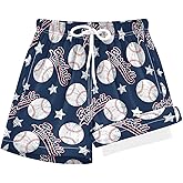 JHKKU Boys Swim Trunks with Compression Liner Quick Dry Board Shorts with Boxer Brief Bathing Suit 4-14 Years