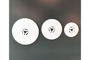 HONEYSEW 3pcs Spool Cap Small Medium Large for Most of Brother, Babylock and Some Bernina, White, Simplicity Sewing and Embro