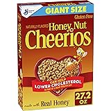 Honey Nut Cheerios, Breakfast Cereal with Oats, Gluten Free, 27.2 oz