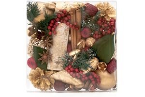 ANDALUCA Maison Box Fragrance Potpourri Decorative Vase & Bowl Filler Home Décor (Warm Winter Spice)