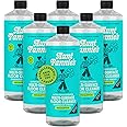 Aunt Fannie's Ultra Concentrated Floor Cleaner Vinegar Wash, Multi-Surface Floor Cleaner For Mopping, Makes 16 Gallons, Eucalyptus Scent, 32 oz. (Pack of 6), Packaging May Vary