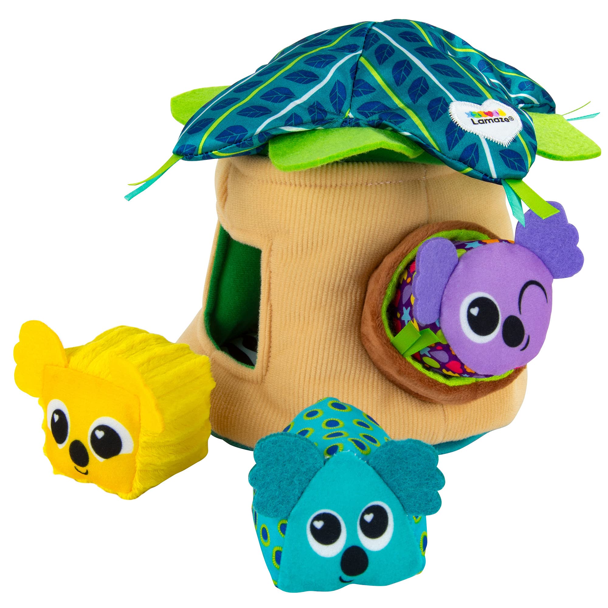 Lamaze Walla Walla the Koala Tree Sorter, Shape Sorter, Newborn Baby Sensory Toy with Colours and Sounds, Development Toy for Boys and Girls Aged 0 Months+