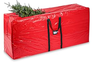 CARRYWELL (Not Made In China) Christmas Tree Storage Bag For 9 Foot Artificial Xmas Holiday Tree, Durable Waterproof Material, Zippered Bag, Carry Handles. Protects Against Dust, Insects and Moisture