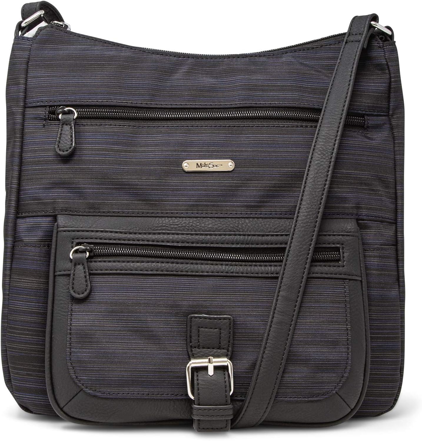 MultiSac Women's Flare Crossbody Bag Shoulder Purse, Black(Yukon), One