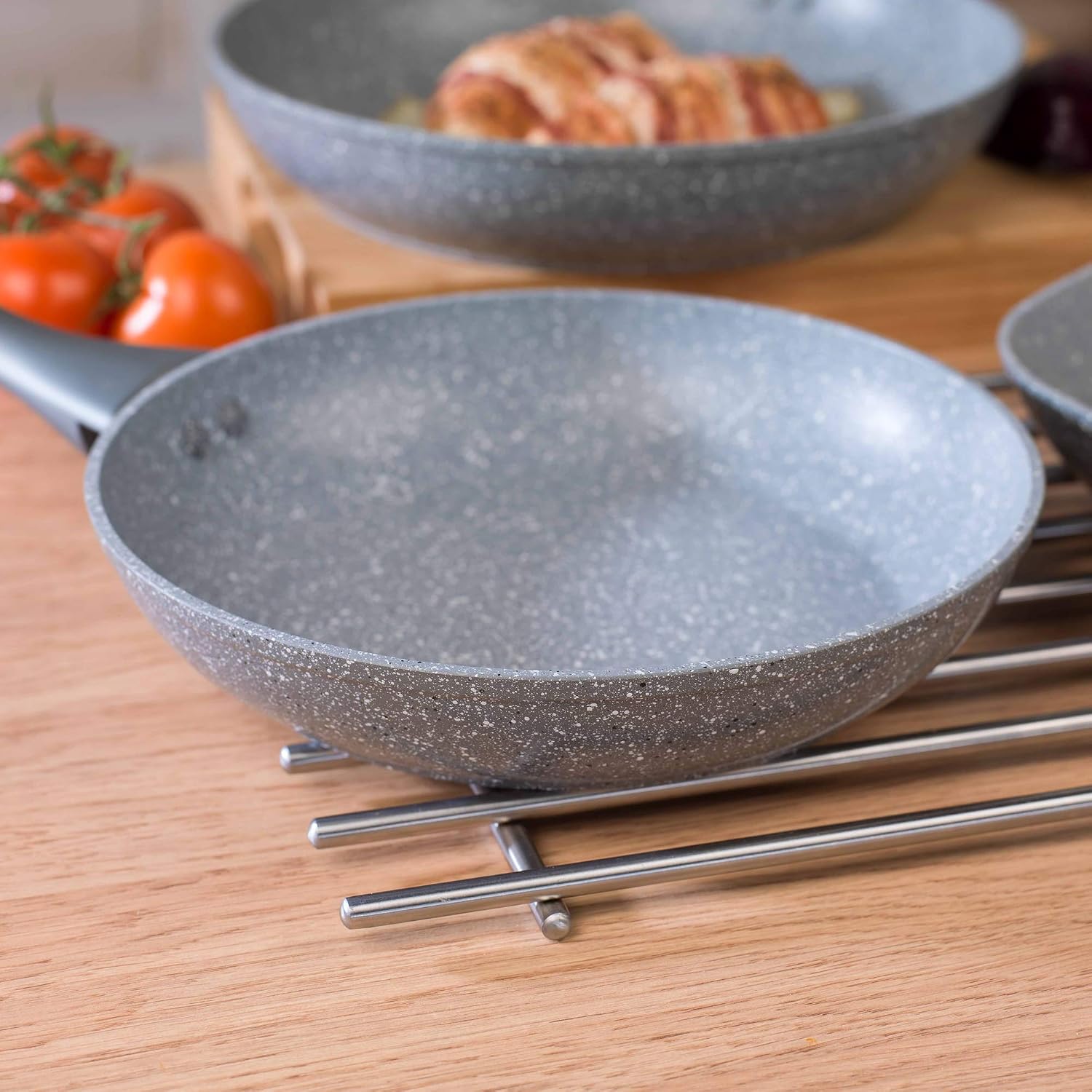 Salter BW02764G Marblestone 28 cm Frying Pan, Non-Stick, Healthy Marble Effect Pan, PFOA-Free - Image 5