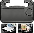Cutequeen Trading car 1pcs Eating/Laptop Steering Wheel Desk Black(Pack of 1)