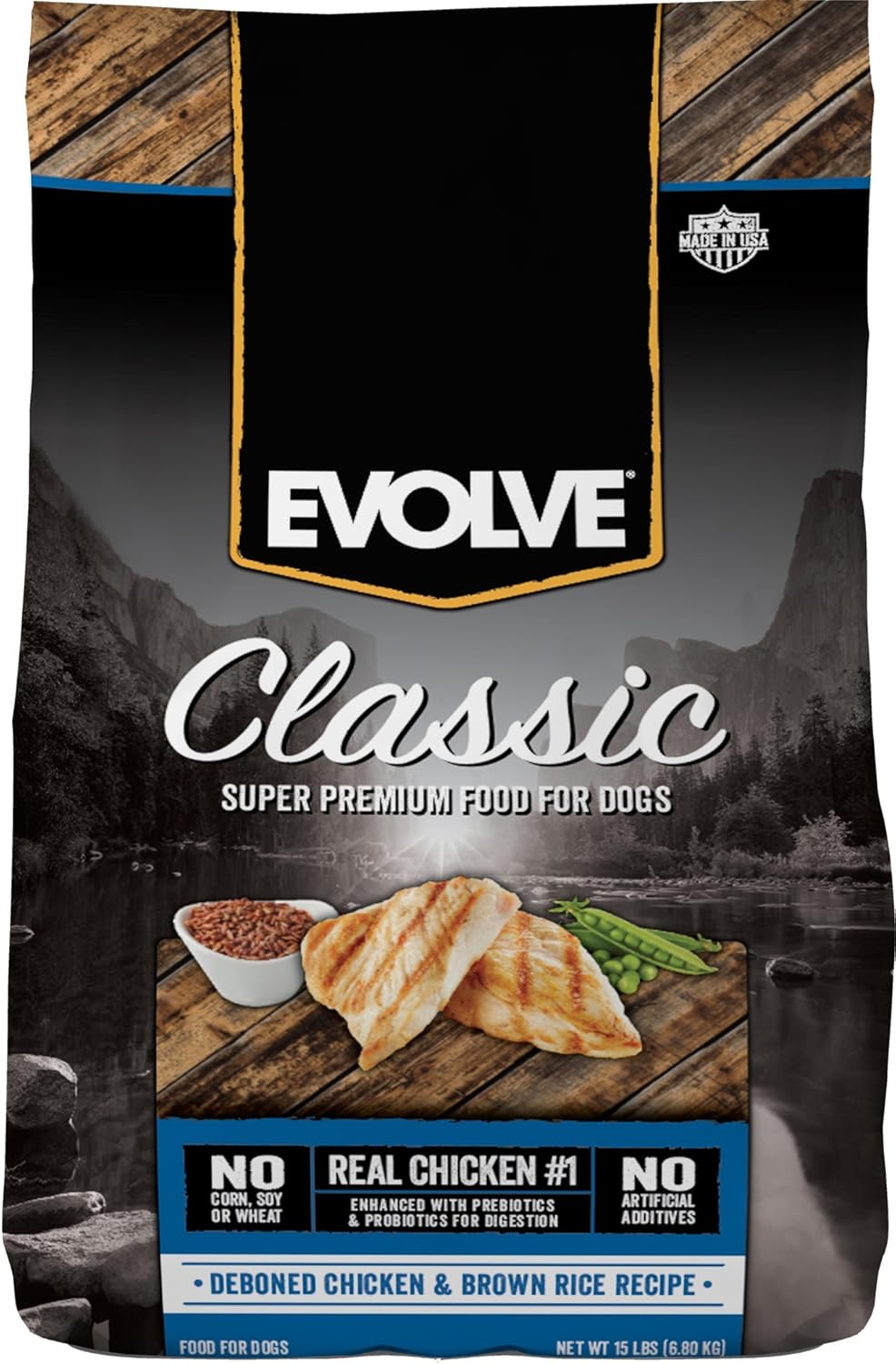 evolve senior dog food
