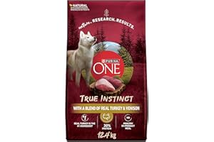 Purina ONE True Instinct High Protein Dry Dog Food, Turkey & Venison - 12.4 kg Bag