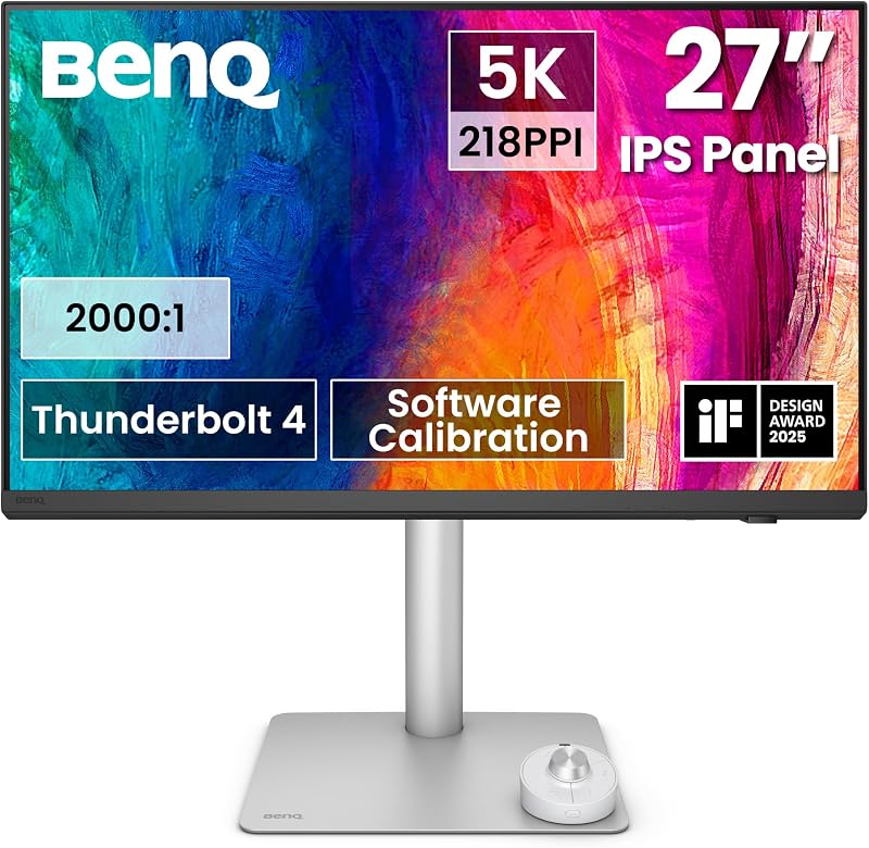 BenQ PD2730S 27 inch 5K Monitor 90W Thunderbolt 4 98% P3 Nano Matte