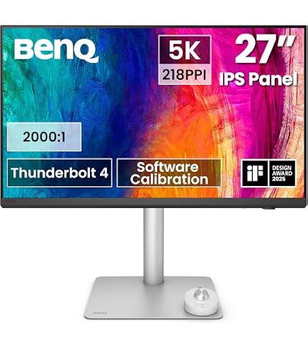 BenQ AQCOLOR PD2706U Mac モニター　4K Amazon.com: BenQ PD2706U Monitor listo para Mac de 27
