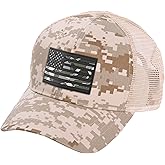 Highland Tactical Mens American Flag Camo Rubber Patch