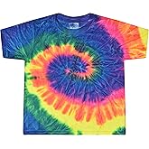 Colortone Toddler Tie Dye T-Shirts for Boys and Girls - Tie-Dye Short Sleeve Tees for Little Kids