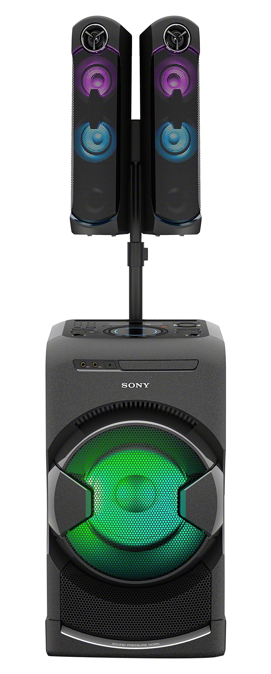 Sony MHC-GT4D Three-Way Setting High Power Audio Party Speaker System, Black