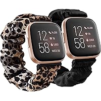 Tobfit Scrunchie Bands Compatible for Fitbit Versa 2 Bands & Fitbit Versa Bands & Fitbit Versa Lite Band & Versa SE…