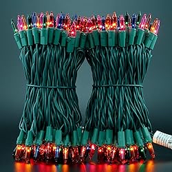YULETIME Multicolor Christmas Lights, 66 Feet 200