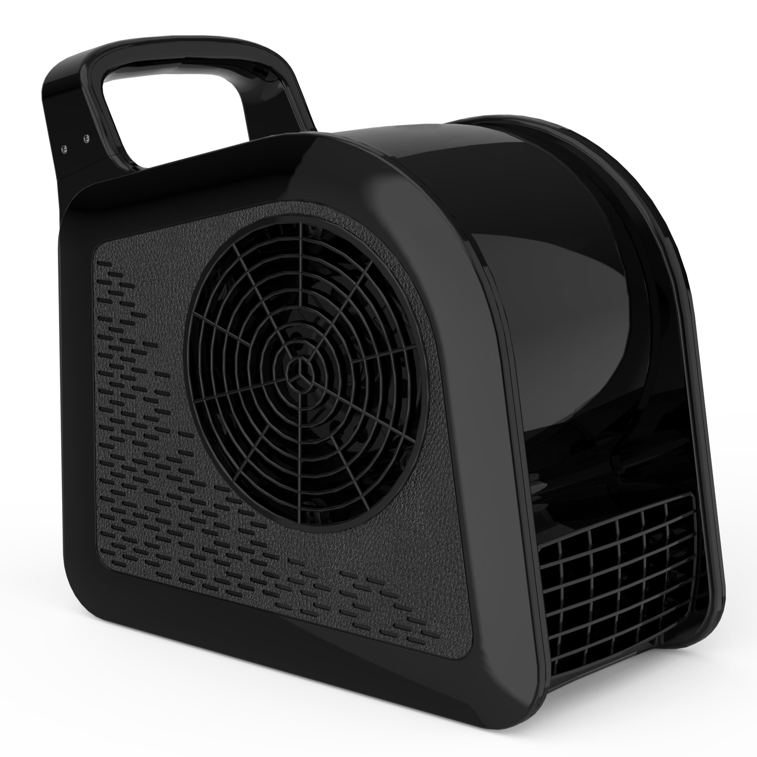 Photo 1 of Puligoth Portable Blower Fan for Home: High Velocity Floor Fans for Cooling and Drying - Air Mover with 185° Rotating for Bedroom, Garage, Shop and Gym, 3 Speeds Utility Fan with 2 AC Outlets, Black