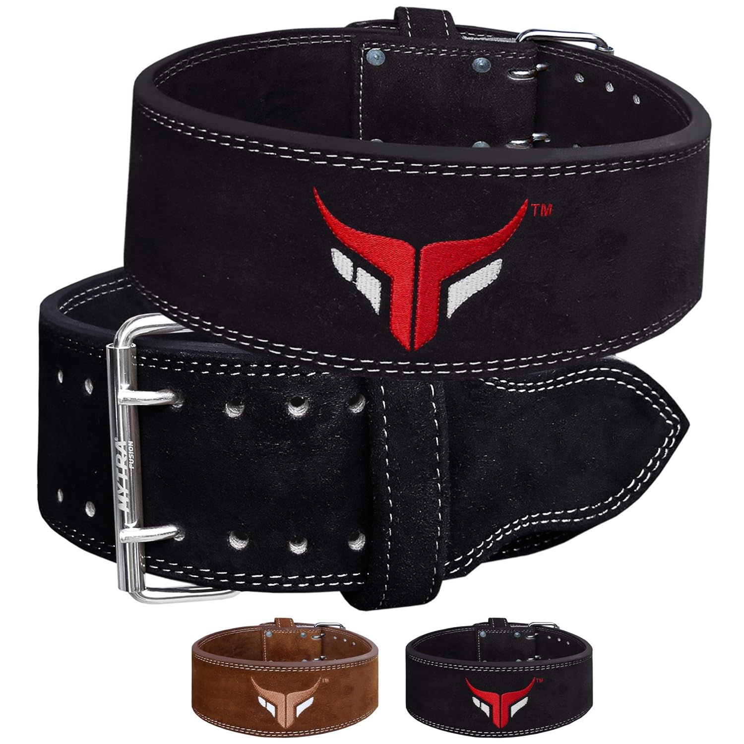 Mytra Fusion Power Weight Lifting Belt L4 Weight Training Leather Belt Power Belts for Squats