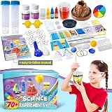 UNGLINGA 70+ Experiments Science Kit for Kids Chemistry Physics Volcano Gift view 5