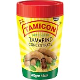 Tamicon Tamarind Concentrate | Sweet &amp; Sour Tamarind Paste | Authentic South Indian Style Flavor | Perfect for Curries, Sauces, Dips &amp; Soups | 14.11 Oz (400gm)