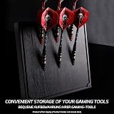 CyeeLife Wall Mounted Darts Holder Stand 6 Dart Display Case view 6