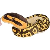Wild Republic Snakes, Snake Plush, Stuffed Animal, Plush Toy, Gifts for Kids, Ball Python, 54"
