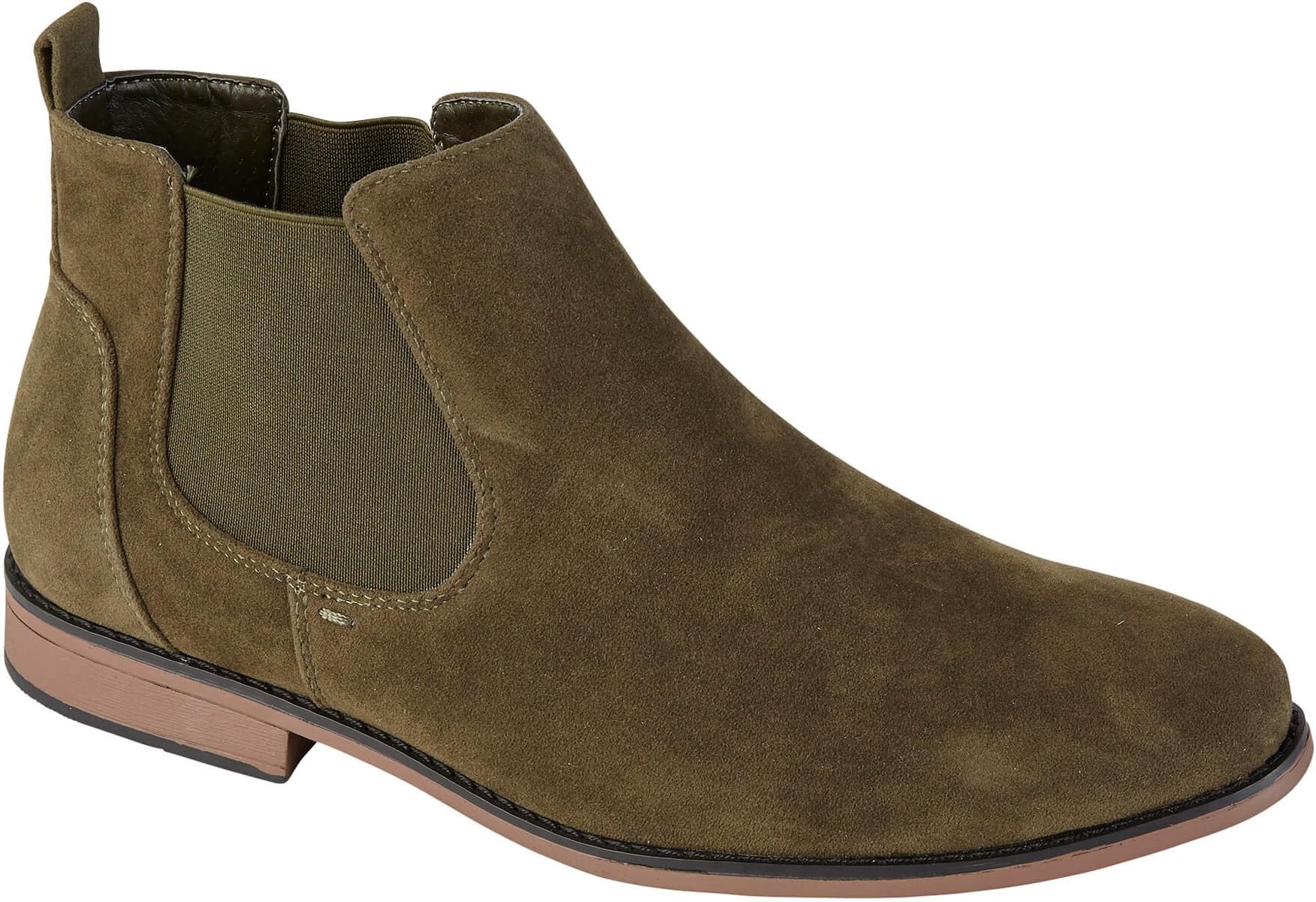 Charles Southwell Mens Kanye Chelsea Dealer Faux Suede Ankle Boots