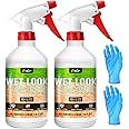 Wet Look Stone Sealer - High Gloss Paver Sealer Stone Color Enhancer Concrete Sealer with Long-Lasting Gloss Protection, Stain Proof for Interior and Exterior Slate, Driveway, Floor, Standsotne (32oz)