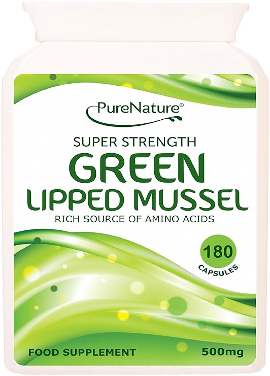 180 Green Lipped Mussel Super Strength and Best Quality Quick Release Capsules Supports The
