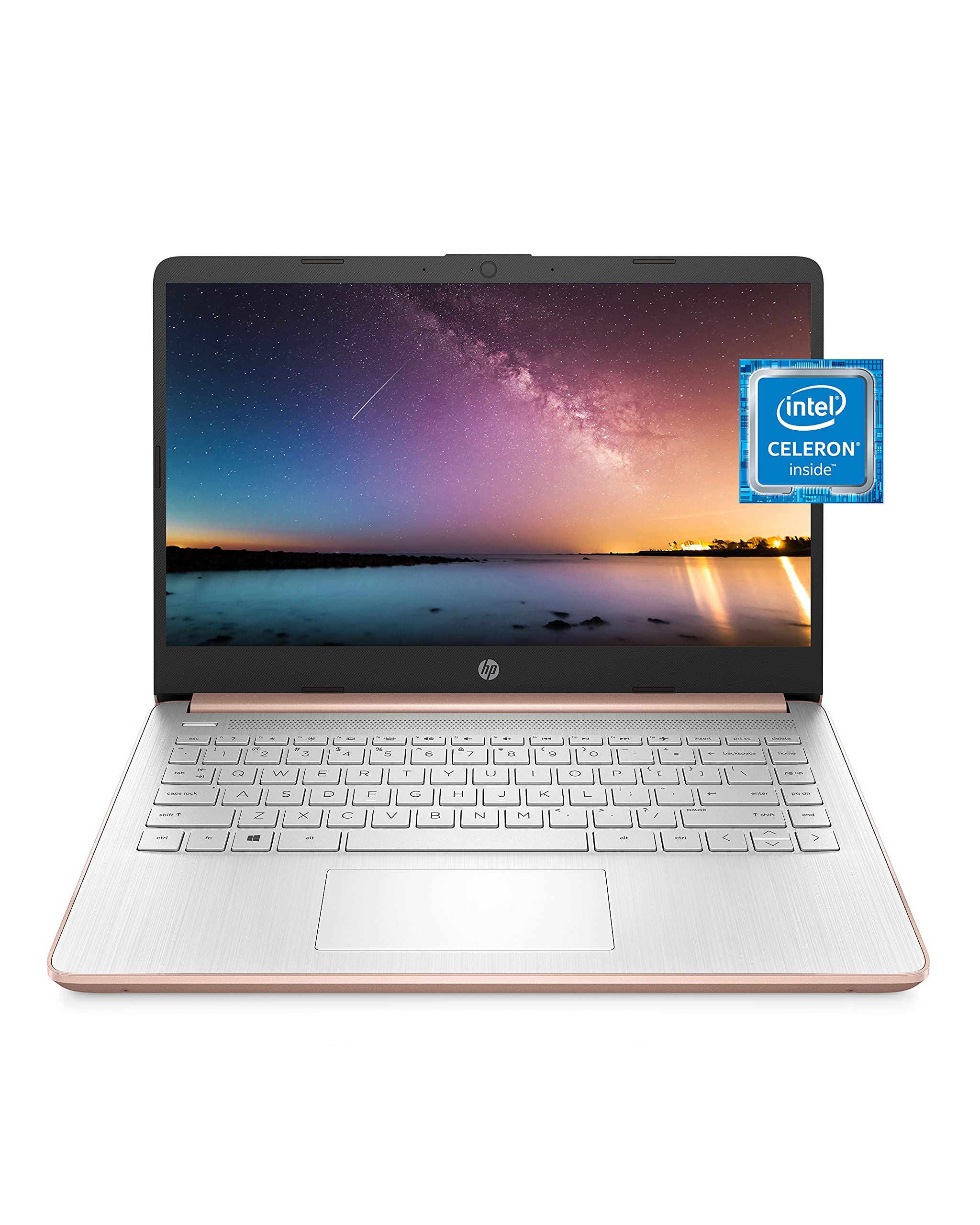 HP 14 Laptop, Intel Celeron N4020, 4 GB RAM, 64 GB