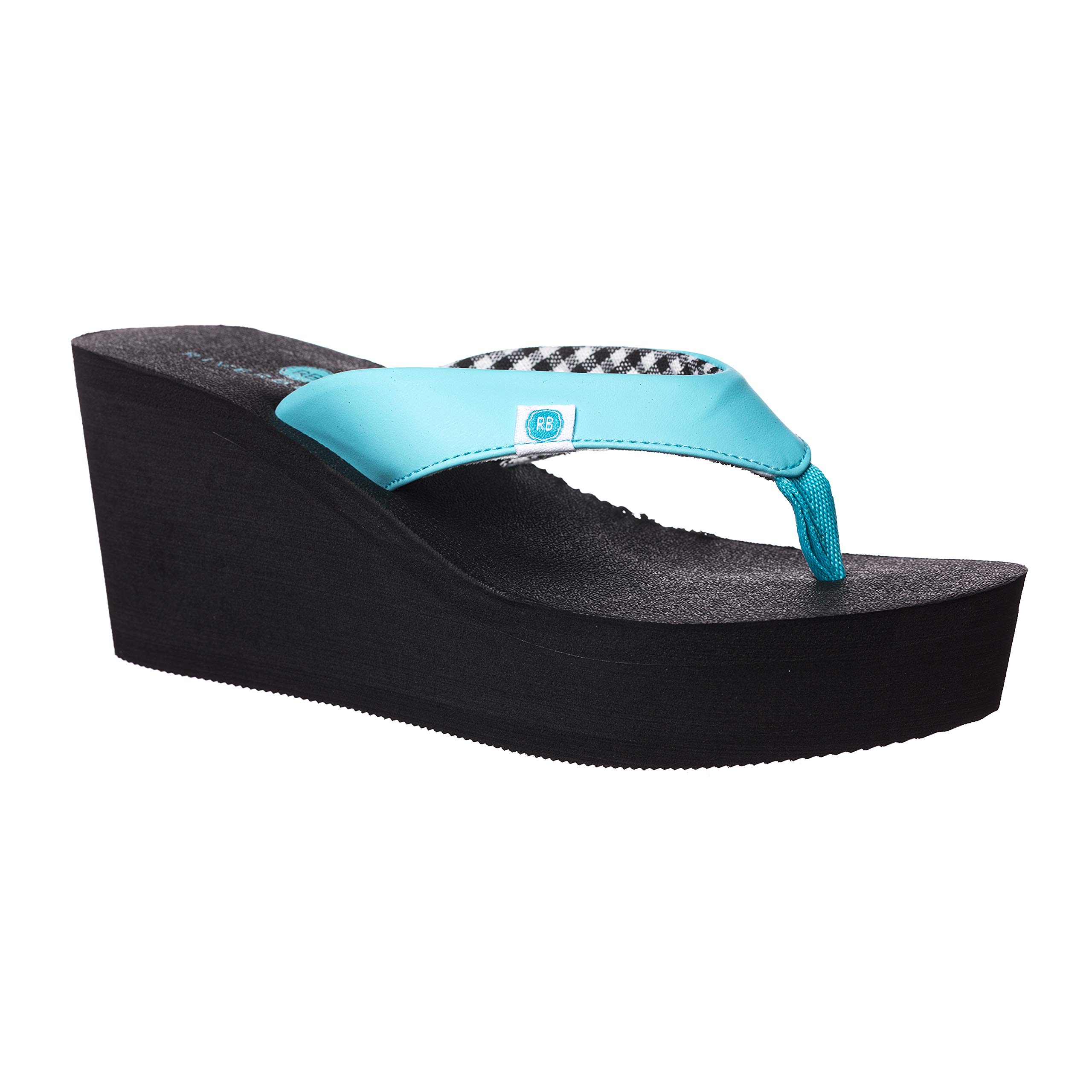Riverberry Women's Yoga Platform Flip Flop with Yoga Mat Padding