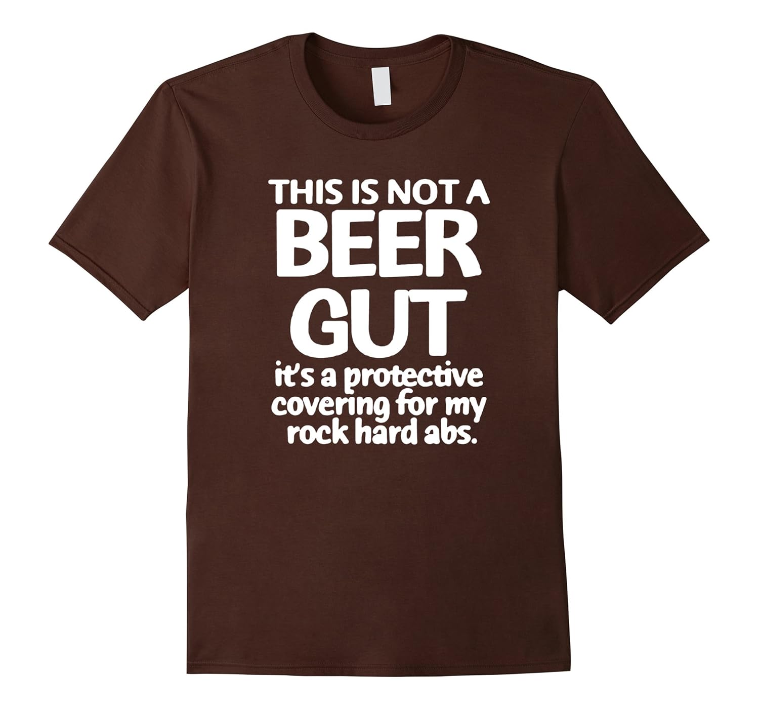 THIS IS NOT A BEER GUT FUNNY BEER DRINKERS TEE SHIRT