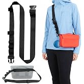 Replacement Strap Compatible with YETI Sidekick Dry Bag Sideclick Strap | 55'' Adjustable Quick Release Buckle, Support Crossbody &amp; Waist Carry, Non-original Strap, Perfect Replacement for Original