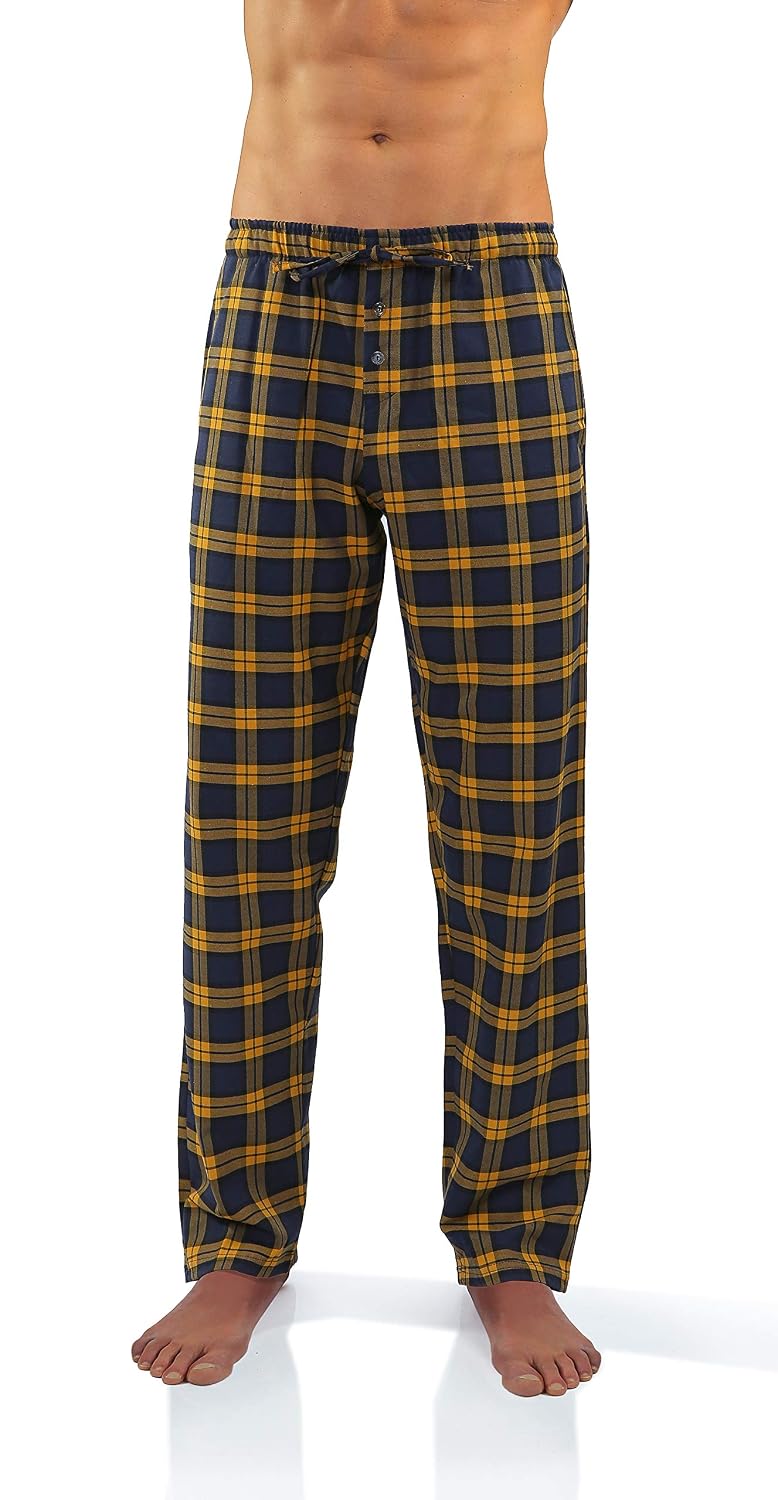 Sesto Senso® Pantaloni del Pigiama Lunghi Morbido da Uomo Uomo Pigiami e  abbigliamento da notte berjaya.edu.my
