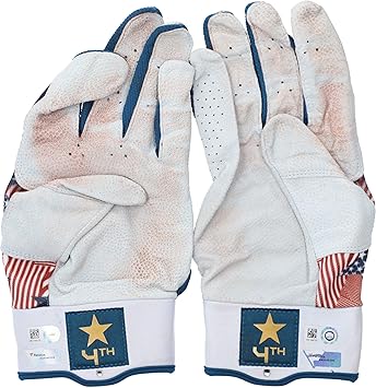 stars and stripes batting gloves