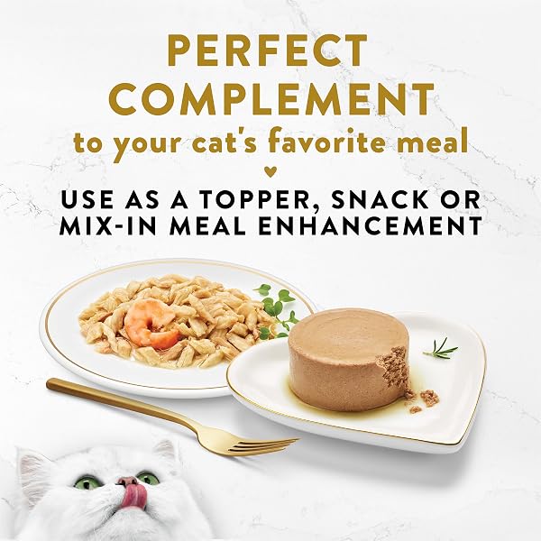 PURINA FANCY FEAST LICKABLE APPETIZERS GRAIN FREE WET CAT FOOD TOPPER OCEAN FISH APPETIZER WITH A SHRIMP CAT FOOD TOPPER – (PACK OF 10) 1.1 OZ. TRAYS
