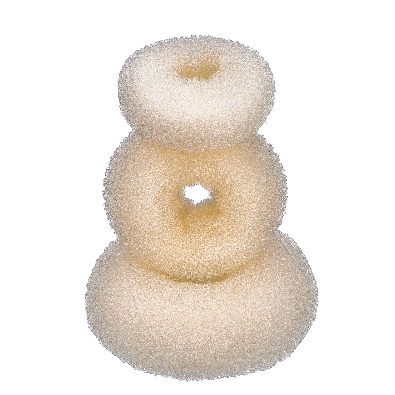 Mudder 3 Pieces Donut Bun Maker Hair Bun Maker Ring Style Bun Maker Set for Chignon Hair Includes Large, Medium and Small (Blonde): Beauty
