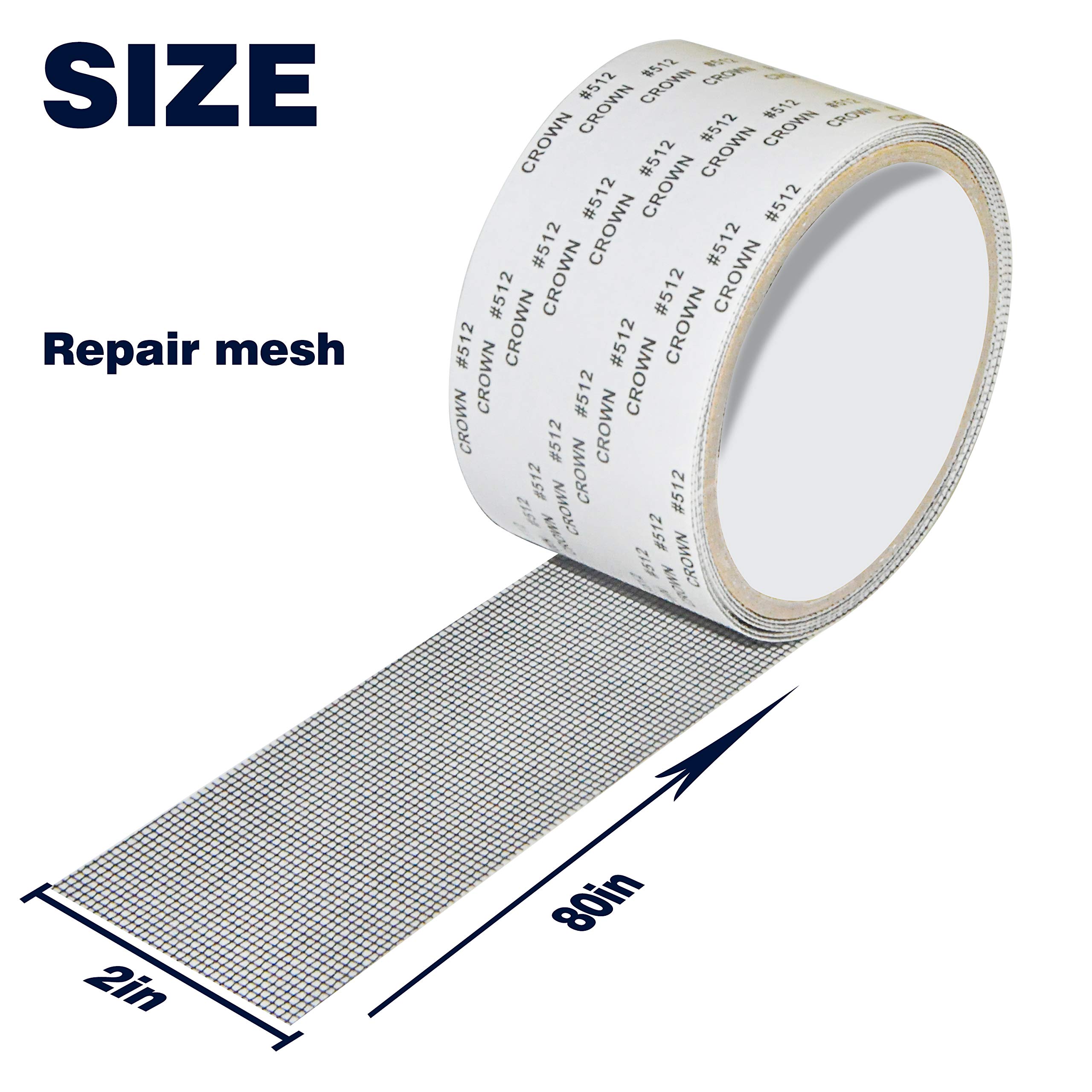 LEKNES Screen Repair Kit,Door Window Screen Repair Tape Fiberglass