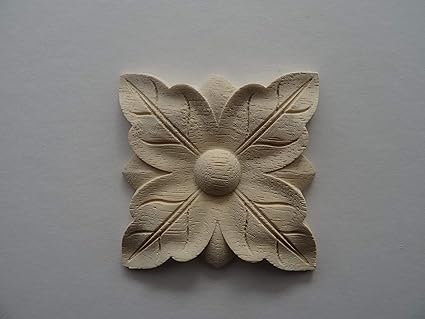Decorative Wooden Center Applique Onlay Furniture Moulding Wk13